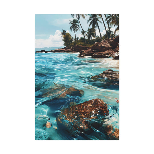 Transform Your Space with Tropical Tranquility Canvas Art Matte Canvas, Stretched, 1.25"