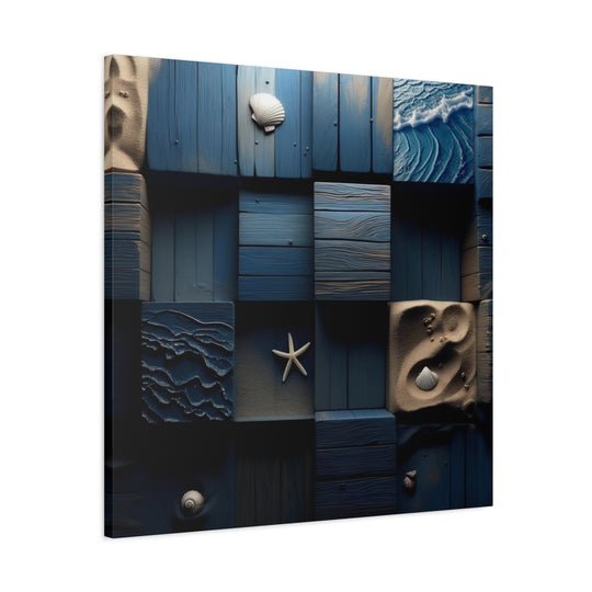 Coastal Tides Matte Canvas, Stretched, 1.25" by Pure Islander