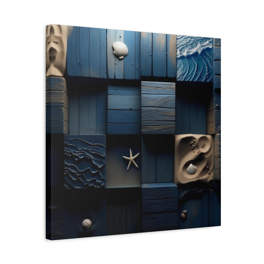 Coastal Tides Matte Canvas, Stretched, 1.25" by Pure Islander