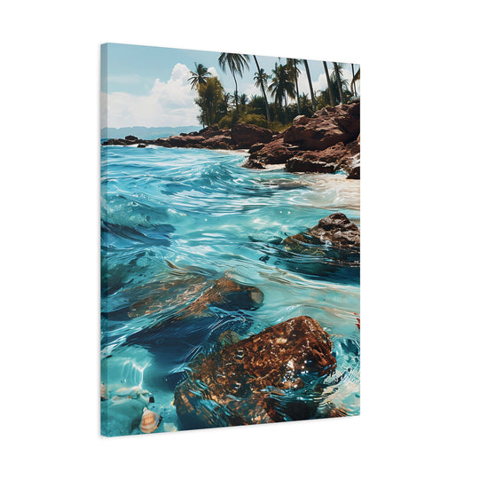 Transform Your Space with Tropical Tranquility Canvas Art Matte Canvas, Stretched, 1.25"