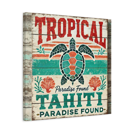 Bring Tahiti’s Tranquil Beauty Home with "Paradise Found" Wall Art Matte Canvas, Stretched, 1.25"