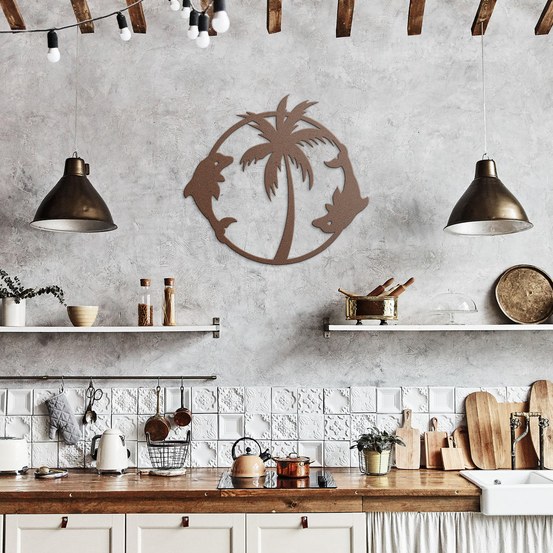 Ocean Harmony Metal Wall Art