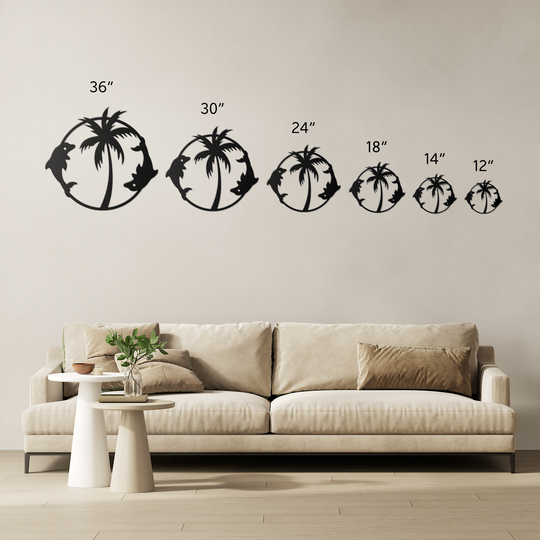 Ocean Harmony Metal Wall Art
