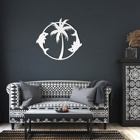 Ocean Harmony Metal Wall Art