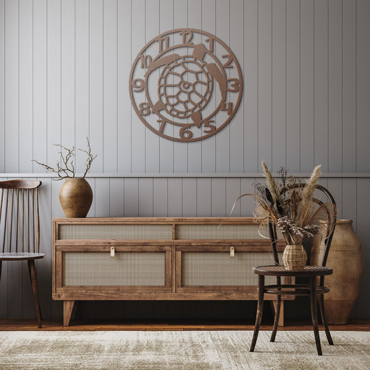 Turtle Time Metal Wall Art