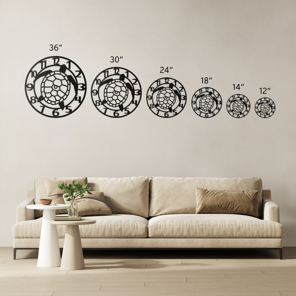 Turtle Time Metal Wall Art