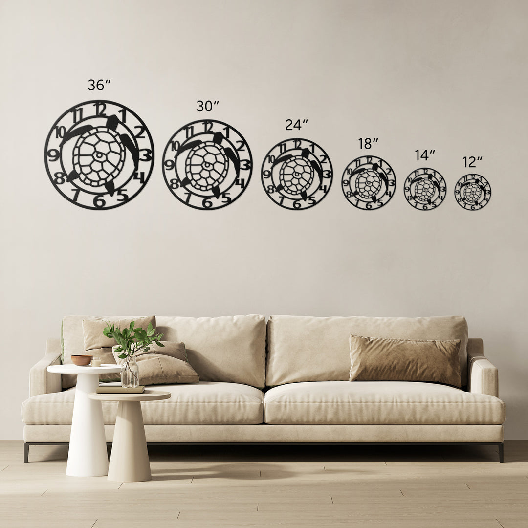 Turtle Time Metal Wall Art